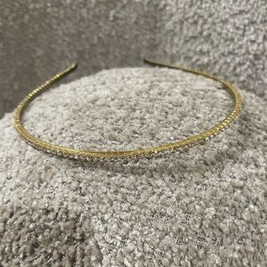 Pretty gold and silver headband